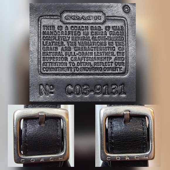 COACH 9131 Legacy Hippie Saddle Slim Crossbody VINTAGE - Picture 16 of 16